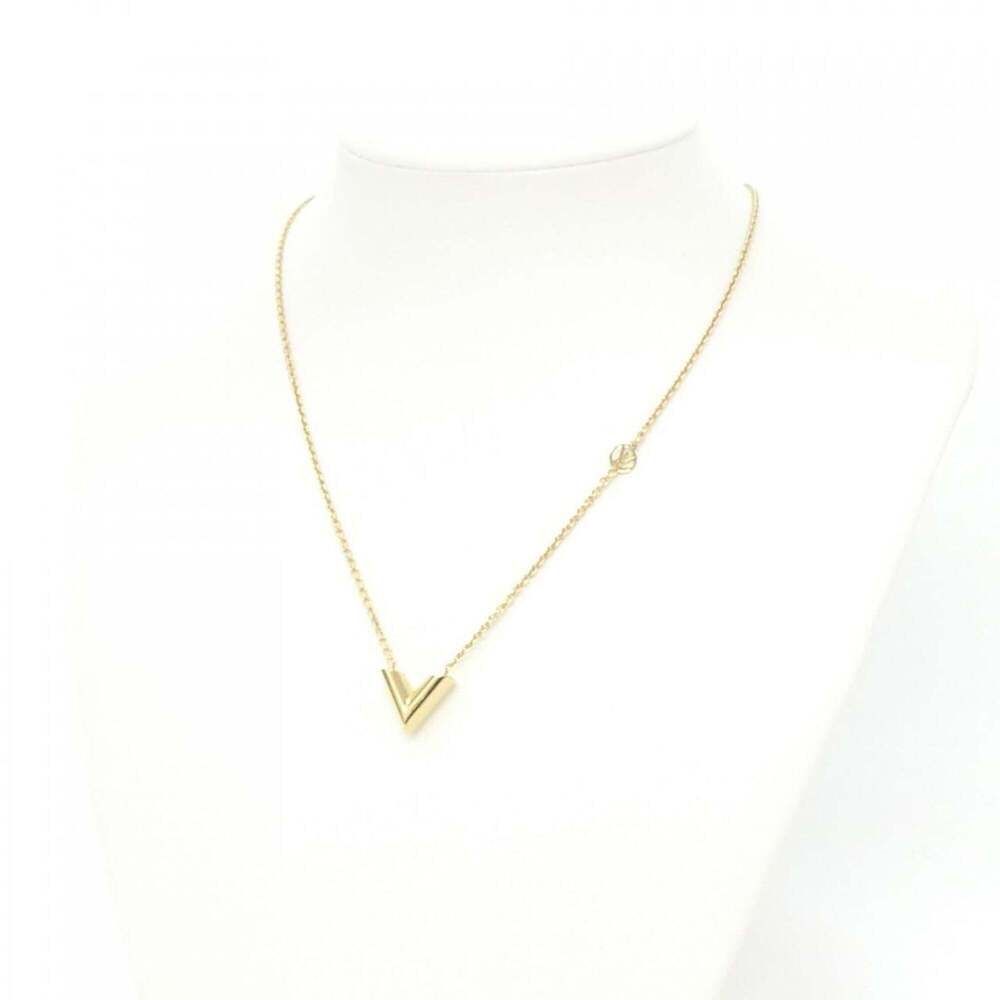 LOUIS VUITTON Gold Necklace - Picture 6 of 6
